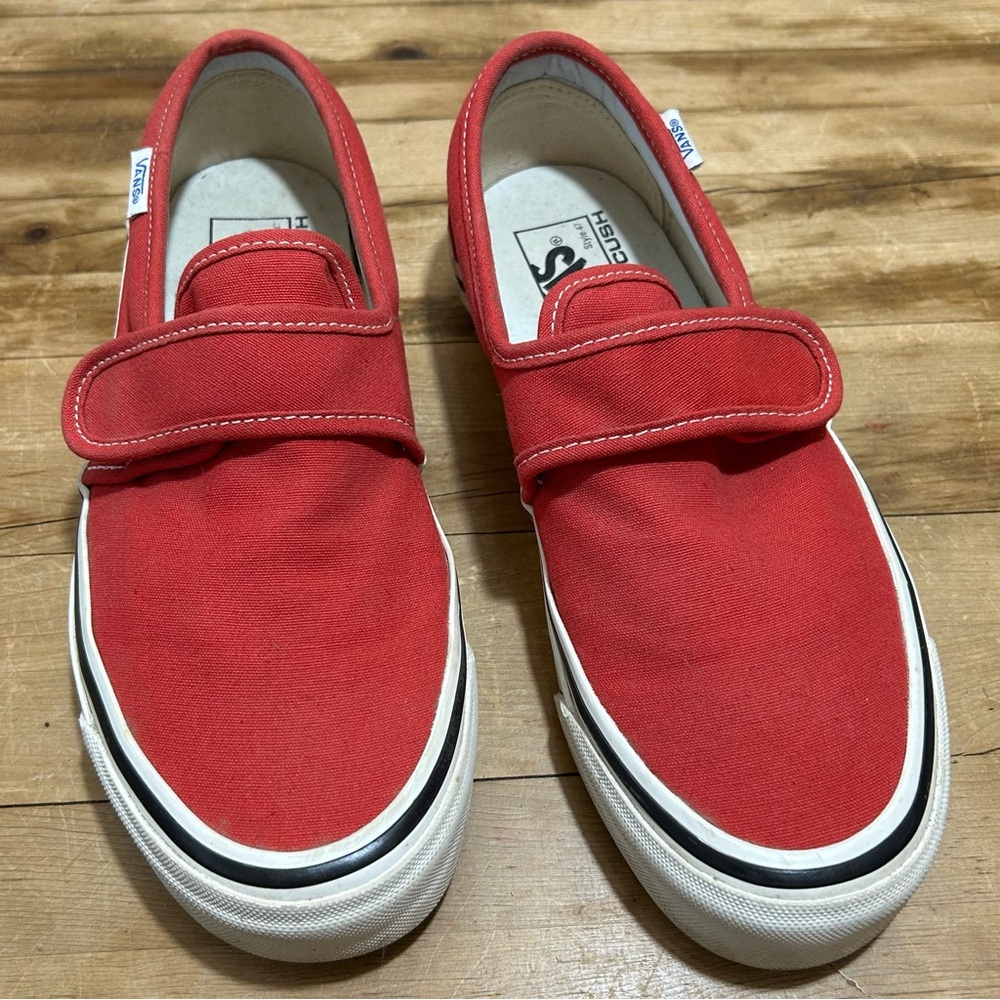 Vans Red Velcro Style 47